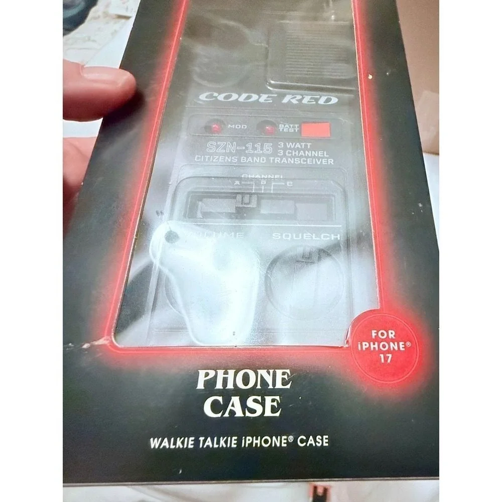 Netflix Stranger Things Walkie‎ Talkie iPhone 17 Case PopSockets Grip Bundle NEW